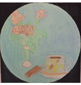 Schilderij rozen desiree