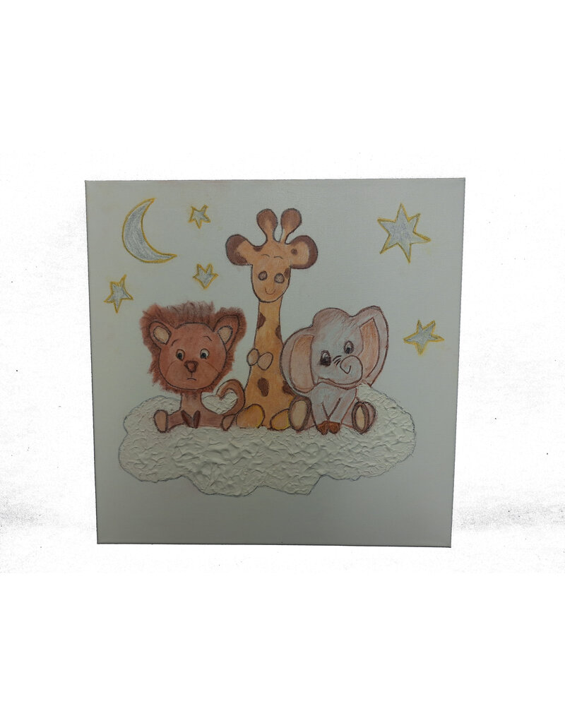 Schilderij knuffels
