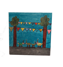 Schilderij chantal feest