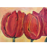 Schilderij unieke tulpen