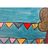 Schilderij feest