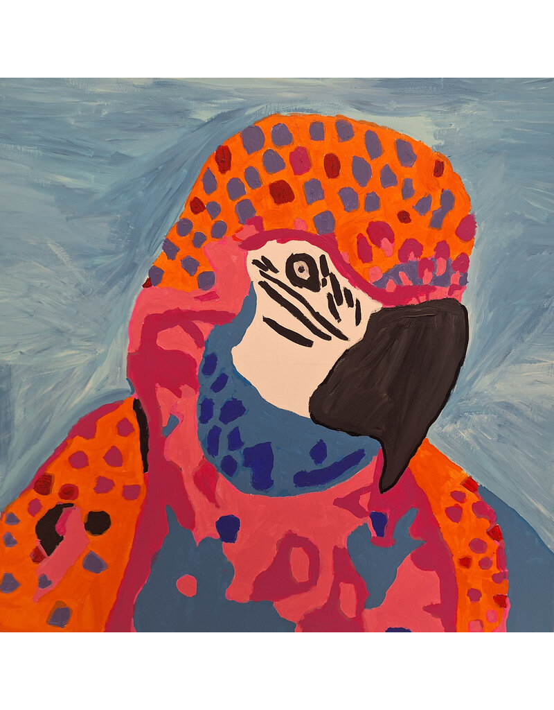 Schilderij papegaai