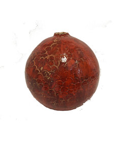 Keramieke bolvaas rood
