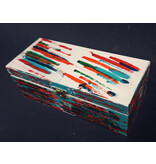 Beschilderde theedoos