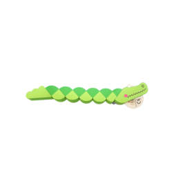 Houten groene krokedil