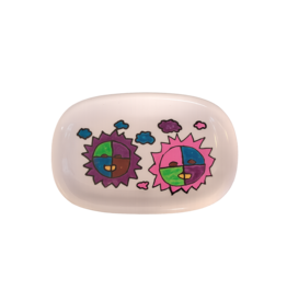 Handbeschilderde schaal