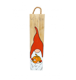 Houten plank kerstman