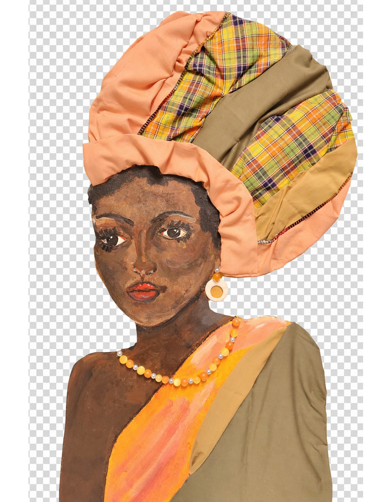 Schilderij afrikaanse vrouw Andrea