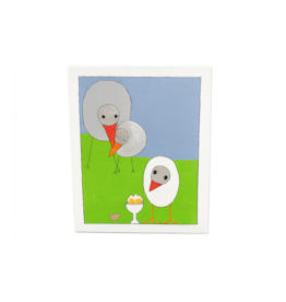 Schilderij kuikens desiree