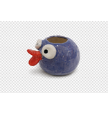 Keramieke eend  paars