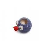 Keramieke eend  paars