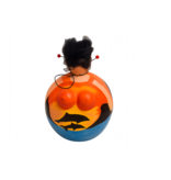 Dikke dame groot met zomer outfit