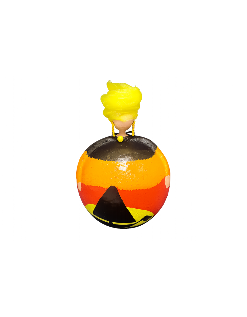 Dikke dame middel zomer