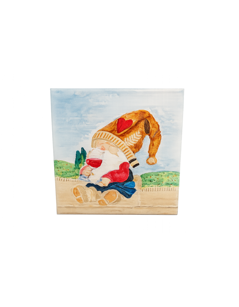 Schilderij kabouter - Albert