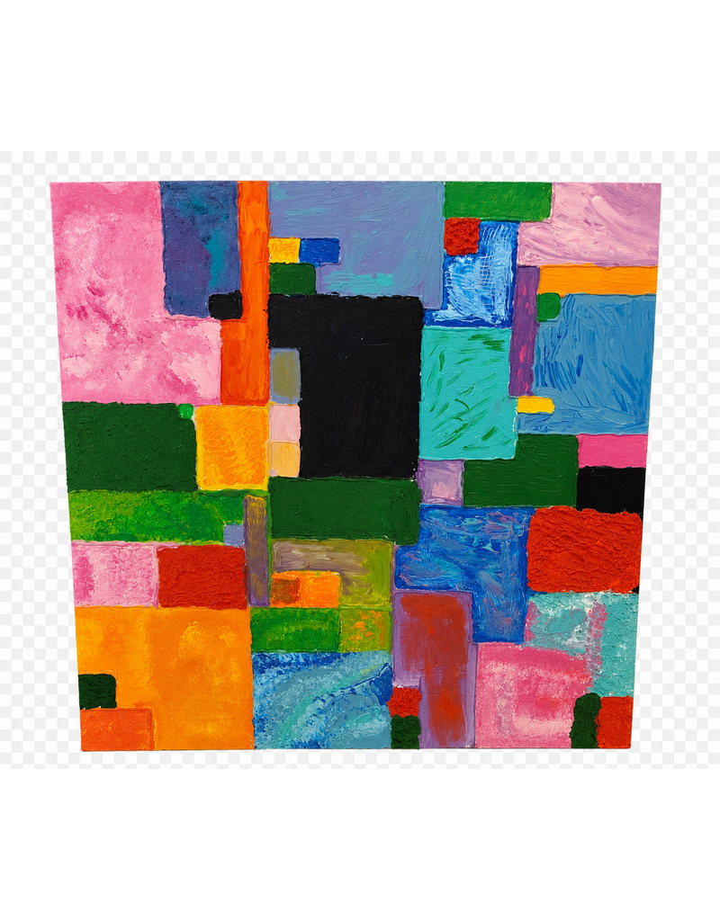 Schilderij Blokken - Andrea & Marleen