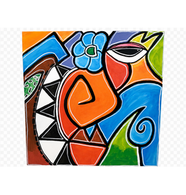 Schilderij het oog - Lieke