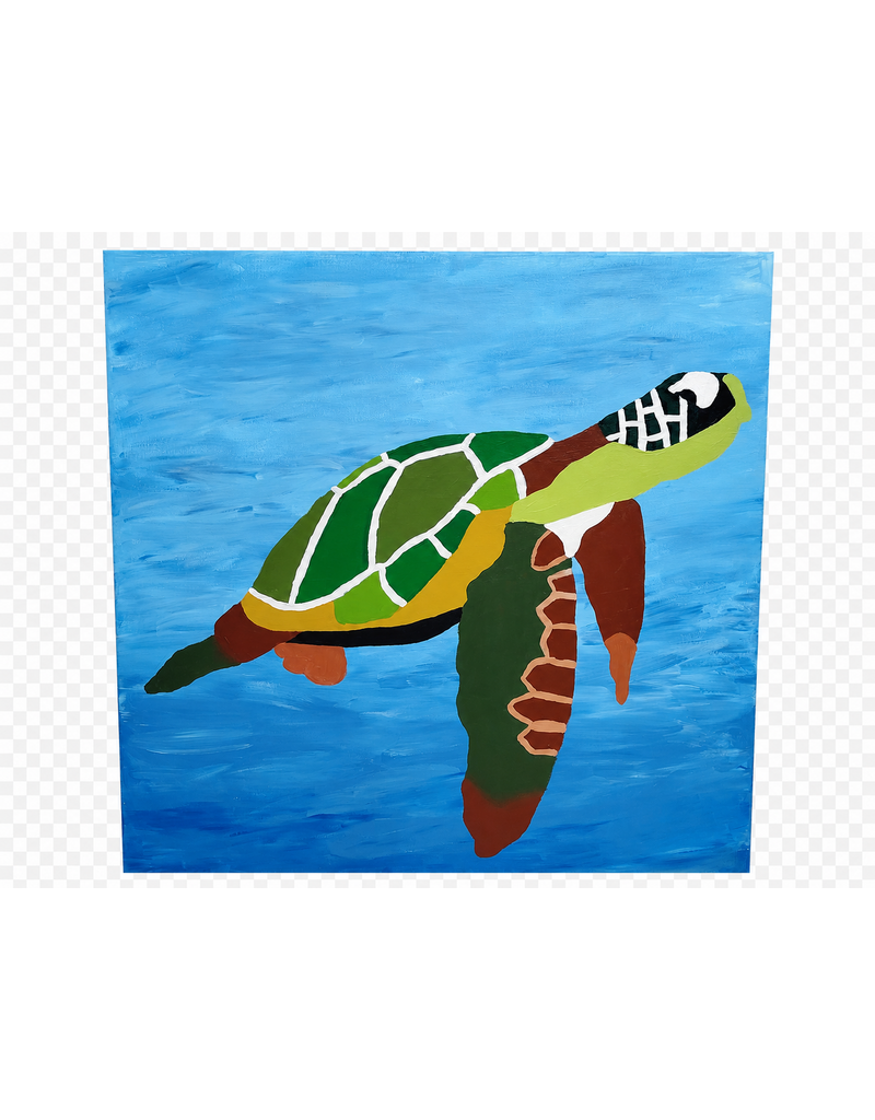 Schilderij schildpad - Marit