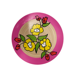 Bamboeschaal Roze