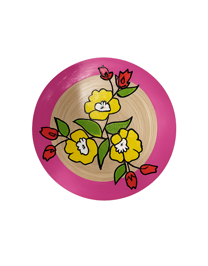 Bamboeschaal Roze