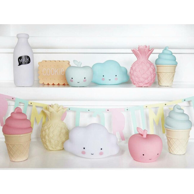 A Little Lovely Company Mini wolklamp Wit A Little Lovely Company