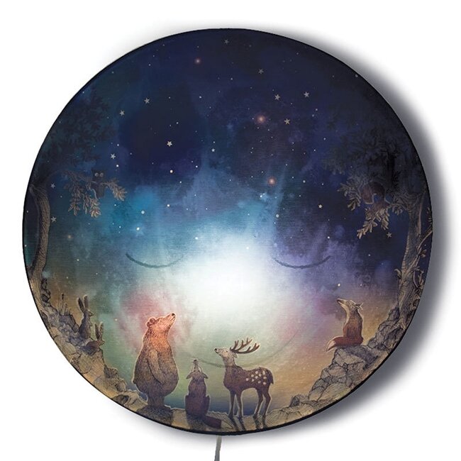 Hartendief Wandlamp kinderkamer Ga slapen Maan Hartendief