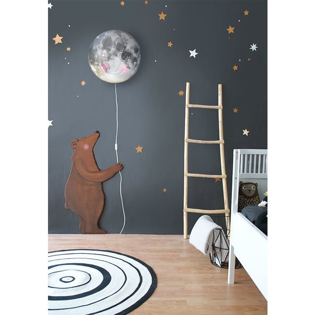 Hartendief Wandlamp kinderkamer Ga slapen Maan Hartendief