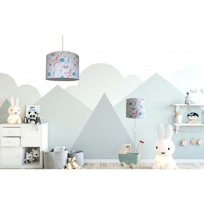 Designed4kids Hanglamp Kinderkamer Unicorns and Castles