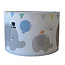 Designed4kids Hanglamp Kinderkamer Olifanten Parade Blauw