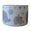 Designed4kids Hanglamp Kinderkamer Olifanten Parade Blauw