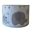 Designed4kids Hanglamp Kinderkamer Olifanten Parade Blauw