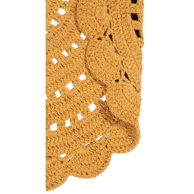 Nattiot Vloerkleed Kinderkamer Alma Okergeel Nattiot