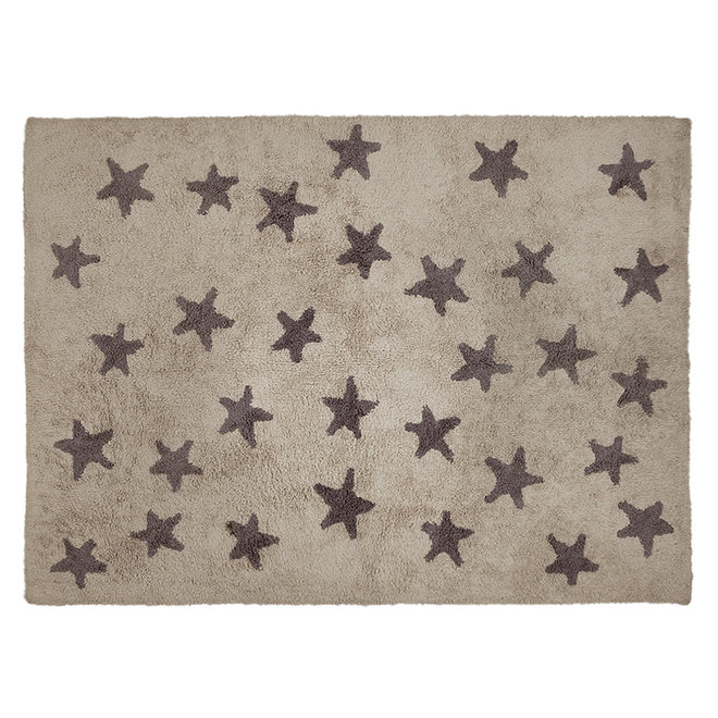 Vloekleed Kinderkamer Messy Stars Linen Grey