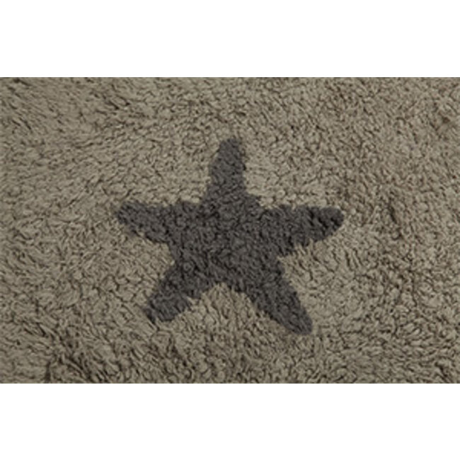 Lorena Canals Vloekleed Kinderkamer Messy Stars Linen Grey Lorena Canals