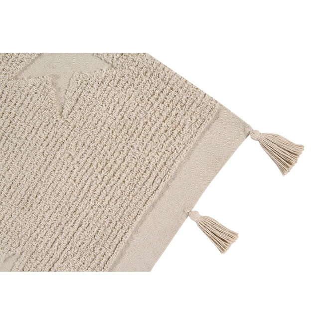 Lorena Canals Vloerkleed Kinderkamer Hippy Stars Natural Lorena Canals