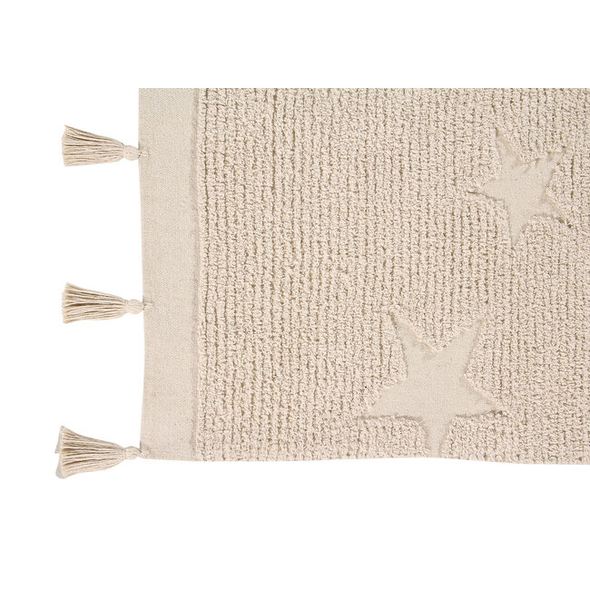 Lorena Canals Vloerkleed Kinderkamer Hippy Stars Natural Lorena Canals