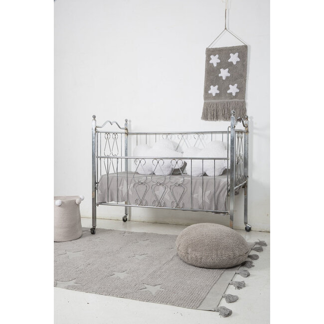 Lorena Canals Vloerkleed Kinderkamer Hippy Stars Grey Lorena Canals