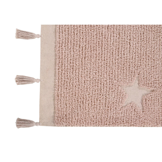 Lorena Canals Vloerkleed Kinderkamer Hippy Stars Vintage Nude Lorena Canals