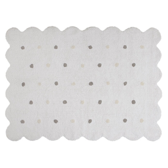Lorena Canals Vloerkleed Kinderkamer Galleta White Lorena Canals