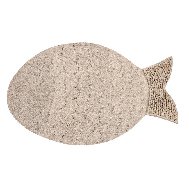 Lorena Canals Kinderkamer Vloerkleed en Kinderkamer kussen en Kinderkamer wandhanger Fish Lorena Canals