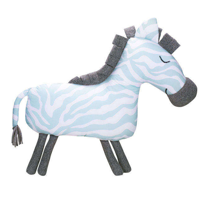 Knuffel Kussen Zebra Seagreen