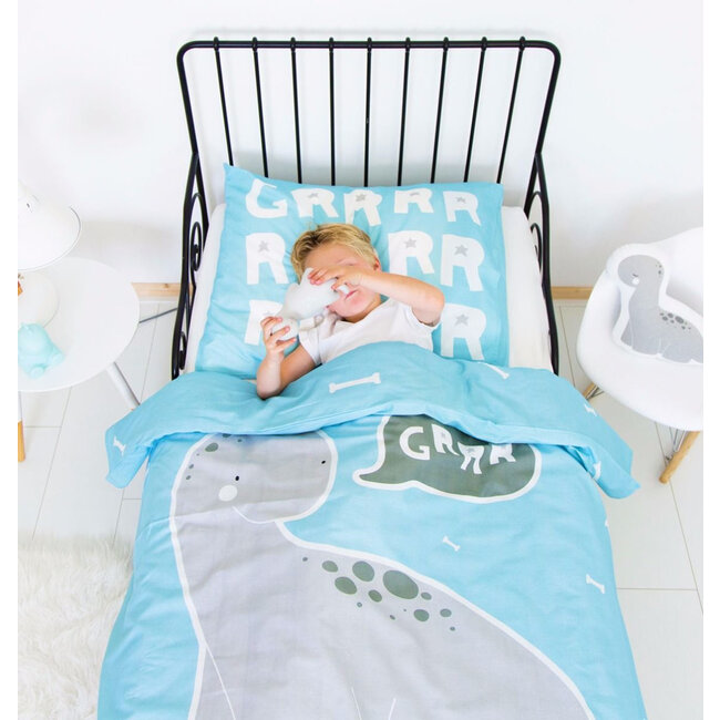 A Little Lovely Company Kinder Dekbedovertrek Brontosaurus A Little Lovely Company