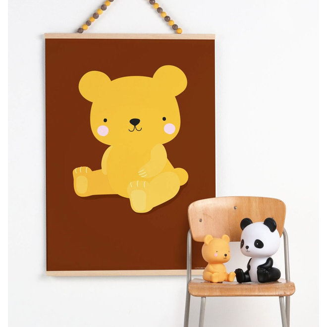 Poster Kinderkamer Beertje Saltes Caramel A Little Lovely Company