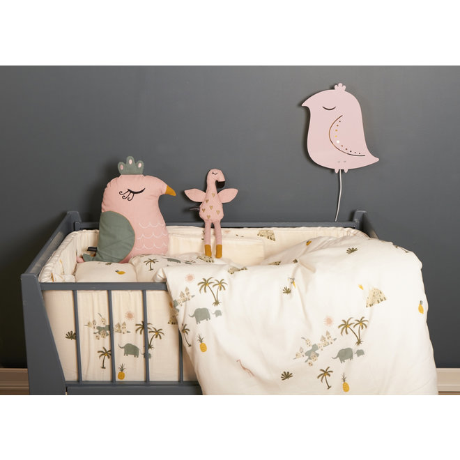 Kussen Kinderkamer Pink Bird van Roommate