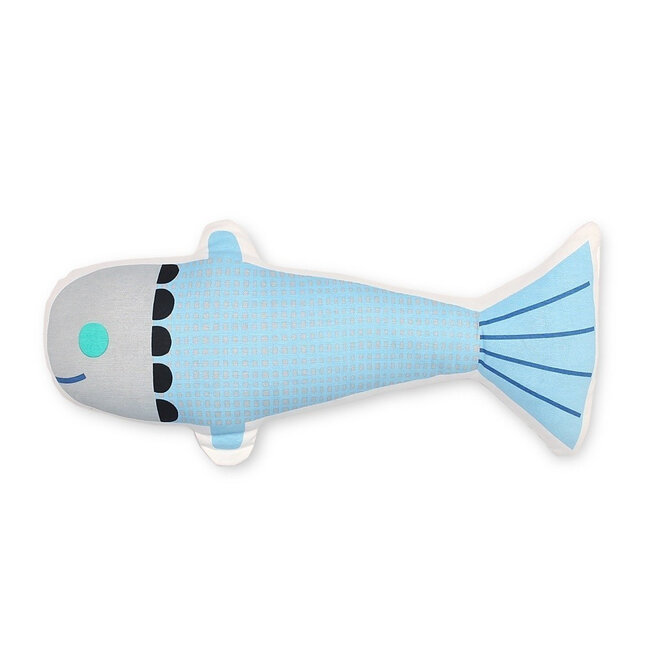 Petit Monkey Knuffel Kussen Fish 47 cm van Petit Monkey