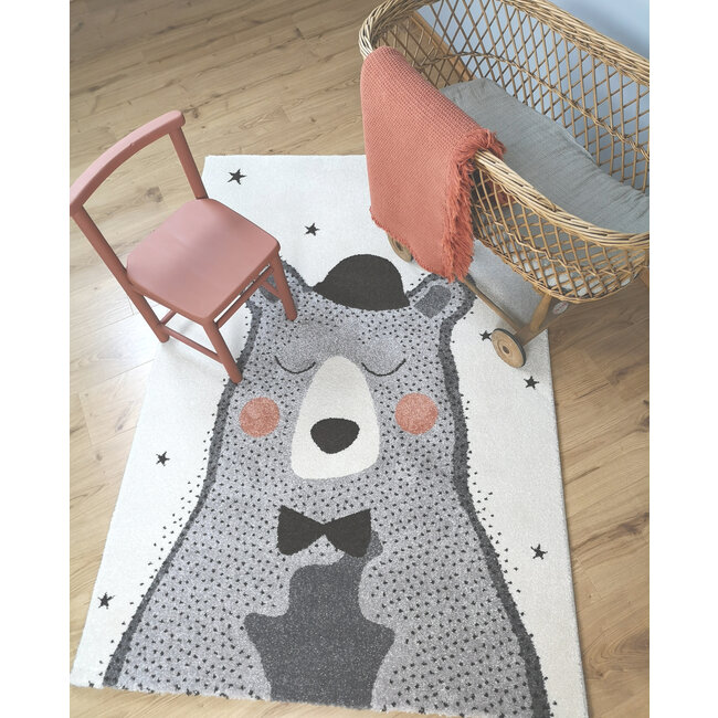 Nattiot Vloerkleed Kinderkamer Beer Nino Nattiot