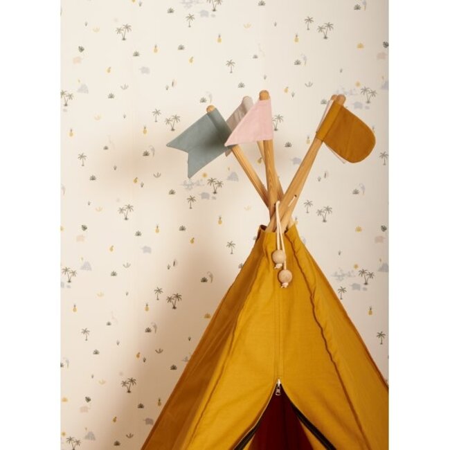 Roommate Hippie Tipi Tent / Speeltent Grijs van Roommate