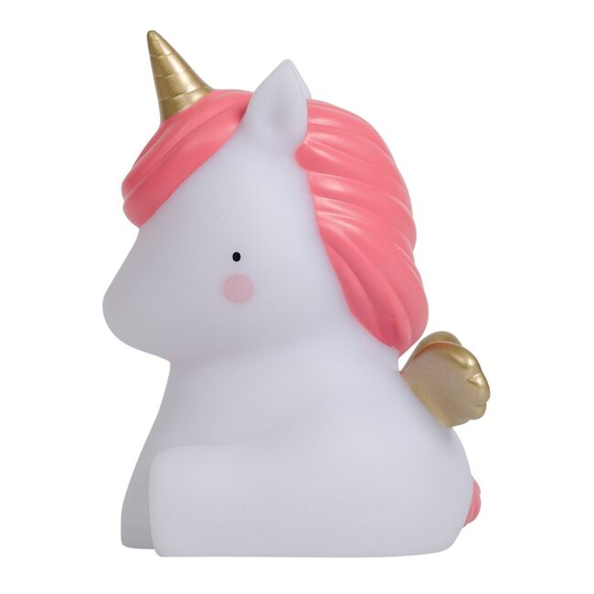 A Little Lovely Company Nachtlampje kinderkamer Little Unicorn goud A Little Lovely Company