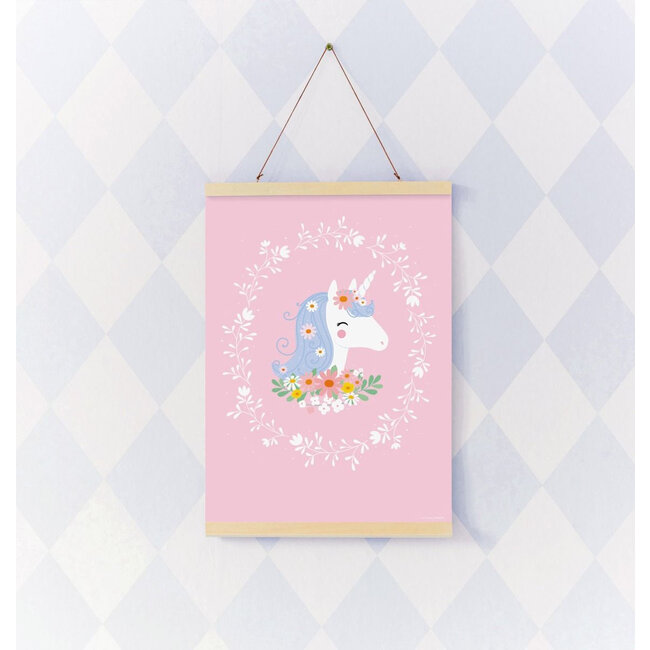 A Little Lovely Company Poster Kinderkamer Lovely Eenhoorn A Little Lovely Company