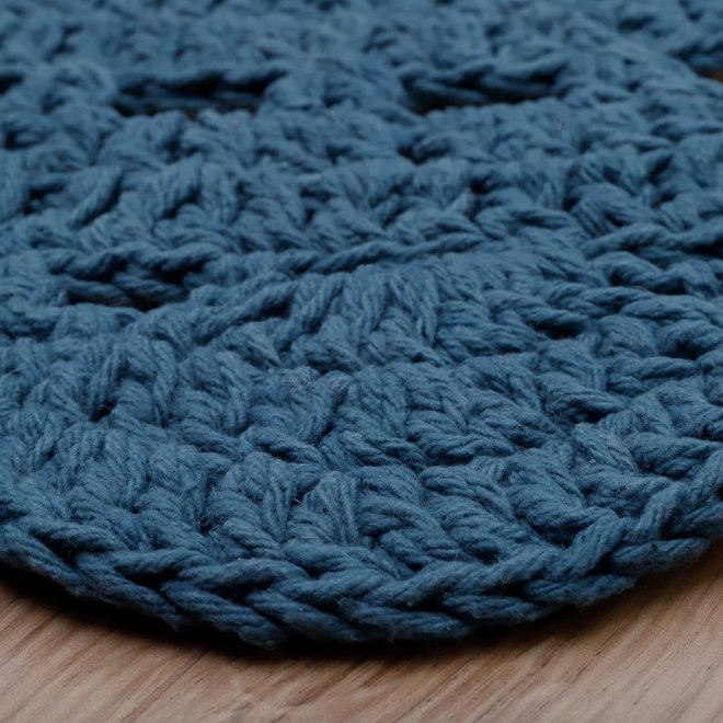 Vloerkleed Kinderkamer Alma Dark blue Nattiot