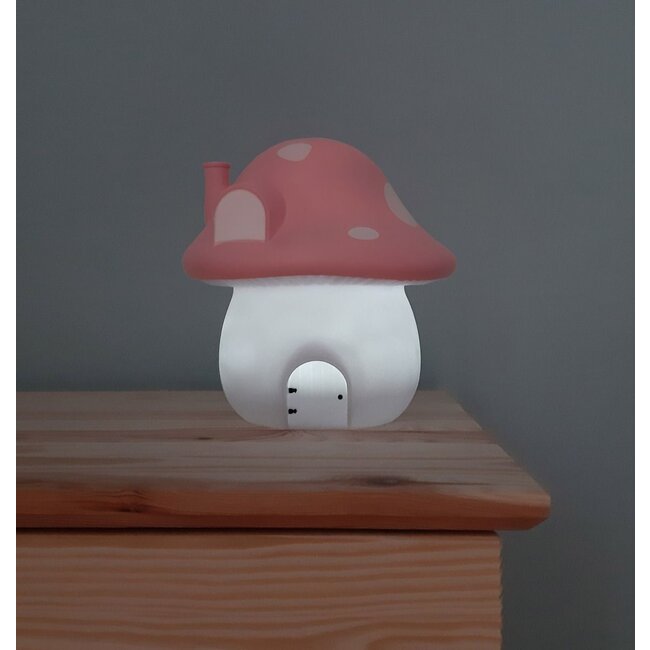 A Little Lovely Company Nachtlamp Paddenstoelhuis - Elfje A Little Lovely Company